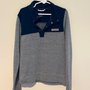 Vineyard Vines 1/4 Button Up Pull Over